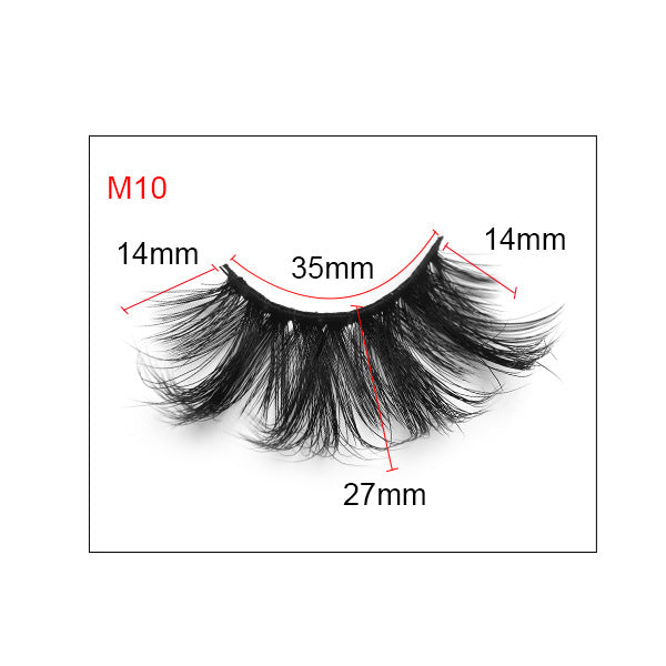 Wholesale 8D Imitation Mink Hair 25mm Natural Long Thicker False Eyelashes JDC-EY-MYan005