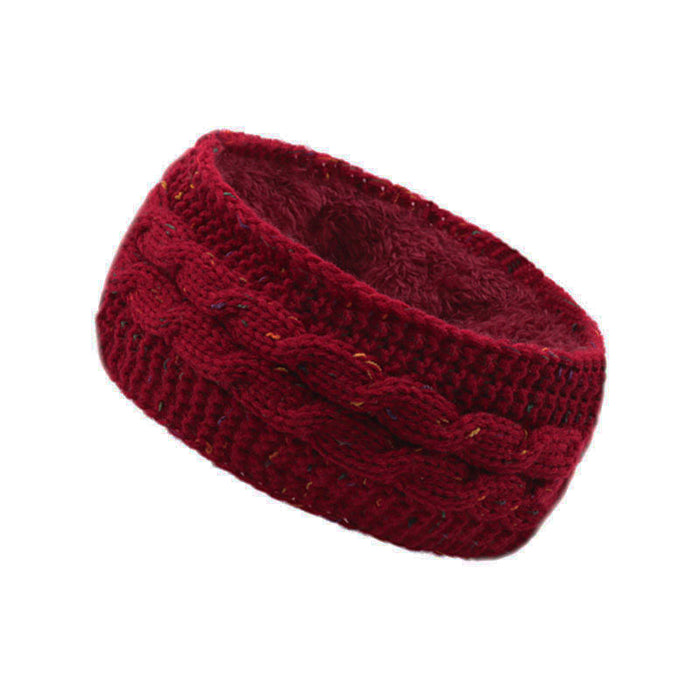 Wholesale Headband Fabric Plush Knitting Warm Sports JDC-HD-XQ001