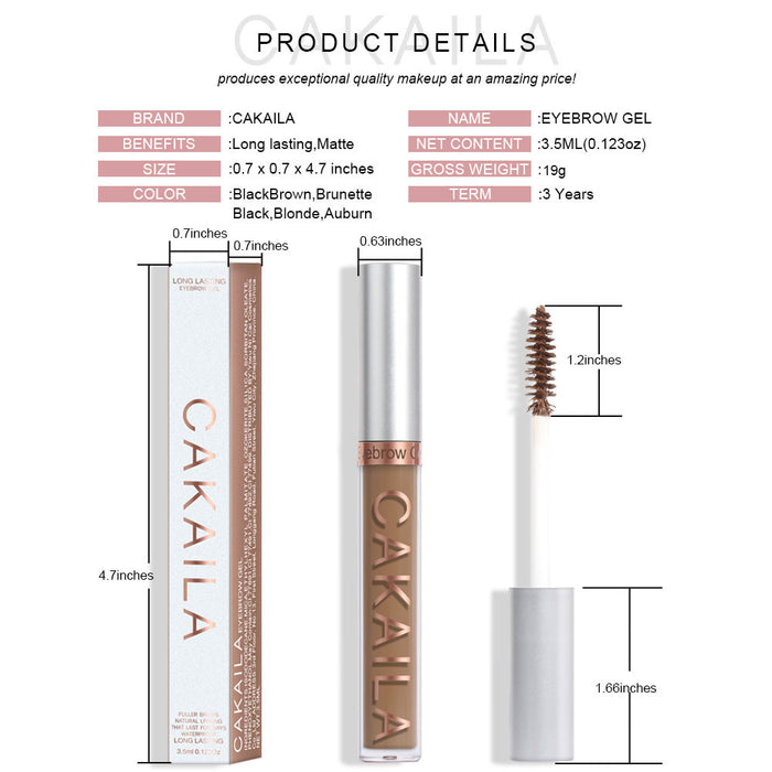 Jewelry WholesaleWholesale matte non-smudge holding makeup dye eyebrow balm JDC-EP-Nic003 eyebrow pencil 妮彩 %variant_option1% %variant_option2% %variant_option3%  Factory Price JoyasDeChina Joyas De China