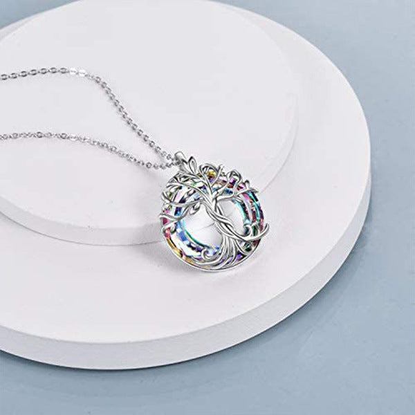 Wholesale Tree Of Life Crystal Alloy Necklace JDC-NE-LongR001