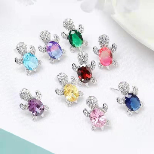 Jewelry WholesaleWholesale Turtle Alloy Diamond Earrings MOQ≥2 JDC-ES-JYS001 Earrings 静夜思 %variant_option1% %variant_option2% %variant_option3%  Factory Price JoyasDeChina Joyas De China