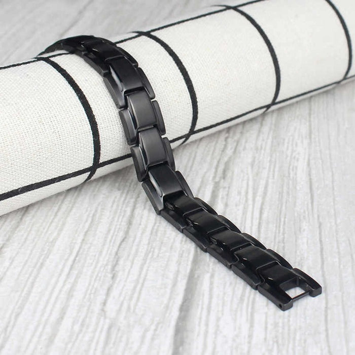 Wholesale Bracelet Stainless Steel Health Magnet Men's Bracelet MOQ≥2 JDC-BT-XingYu005