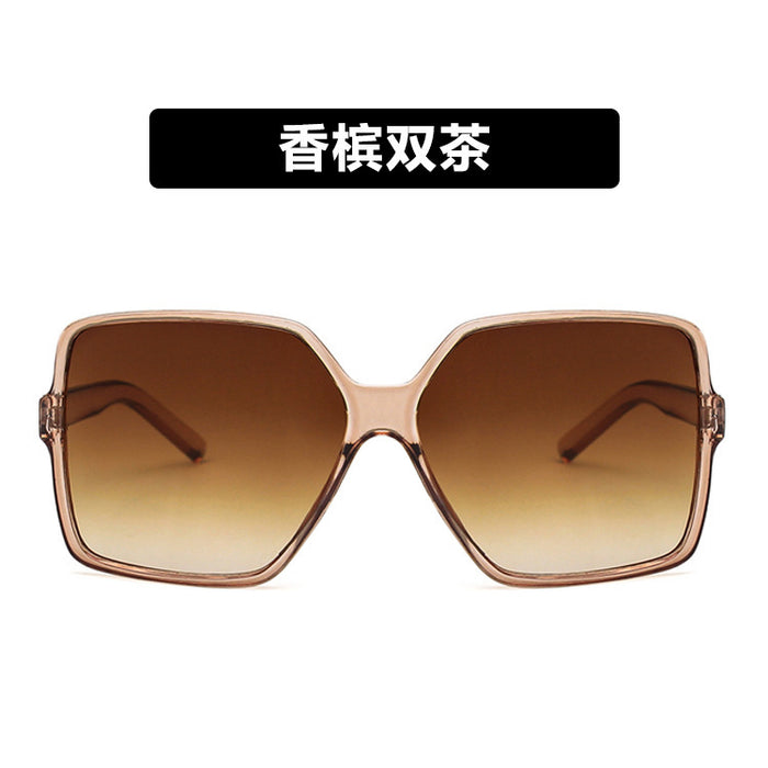 Wholesale Square Big Frame Sunglasses Street Shooting JDC-SG-KD165