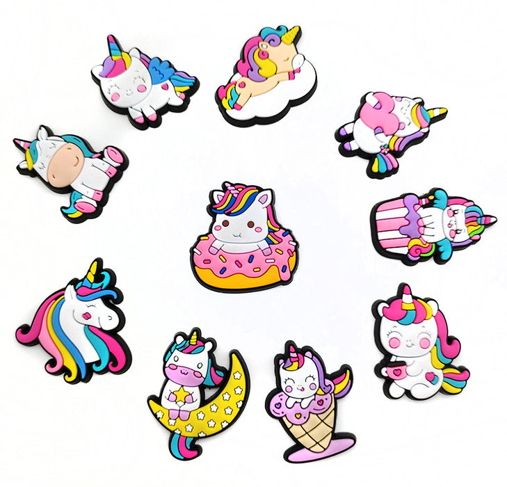 Wholesale Croc Charms Random 10pcs Cartoon Cute PVC DIY Accessories JDC-CCS-WanX037