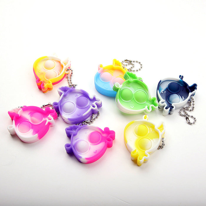 Wholesale Marine Creature Press Toy Finger Keychain Creative Toy MOQ≥2 JDC-FT-Zhid003