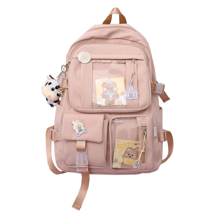 Wholesale Backpack Nylon Cute Student Bag JDC-BP-Zhibei004