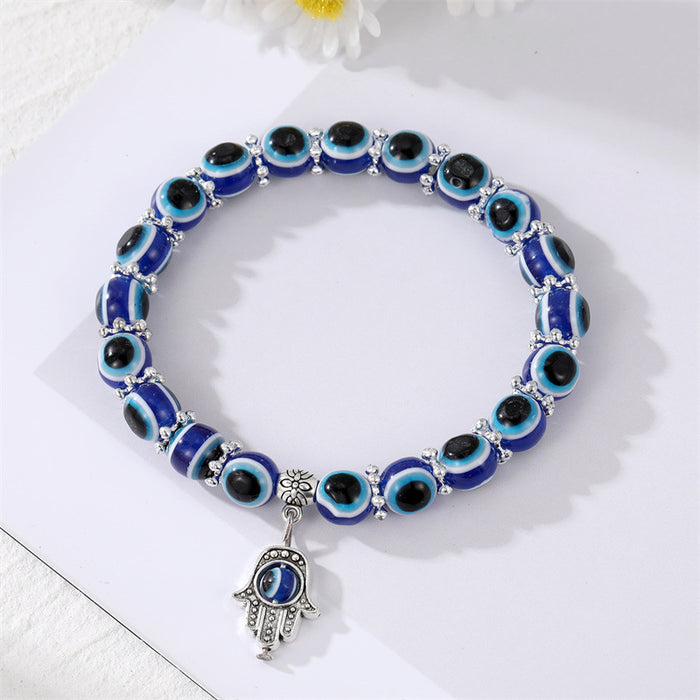 Wholesale Bracelet Plastic Demon Eye Hand of Fatima MOQ≥6 JDC-BT-JueJ003