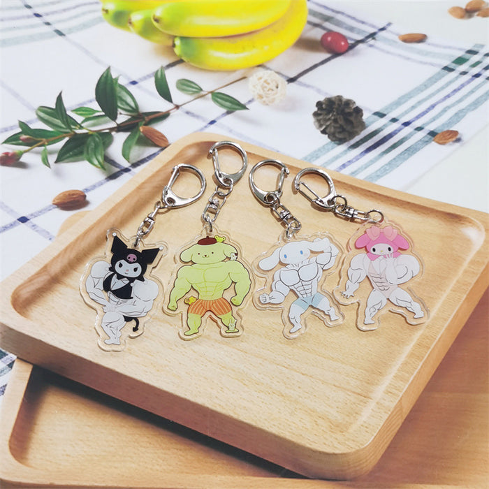 Wholesale Keychain Acrylic Cute Cartoon Pendant MOQ≥2 (S) JDC-KC-ChuangYin007