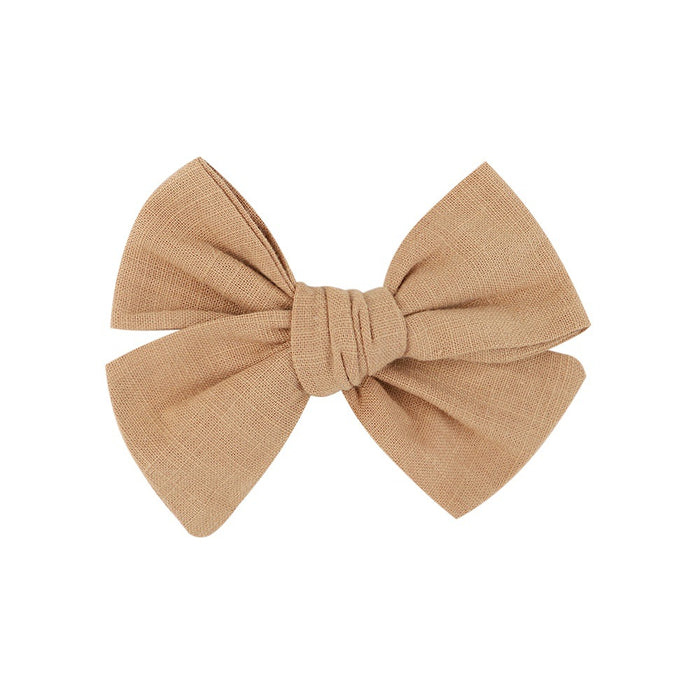 Jewelry WholesaleWholesale Children's Bow Pure Cotton Hair Clip JDC-HC-YL069 Hair Clips 雅伦 %variant_option1% %variant_option2% %variant_option3%  Factory Price JoyasDeChina Joyas De China