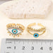 Jewelry WholesaleWholesale Devil's Eye Rhinestone Alloy Adjustable Ring MOQ≥3 JDC-RS-Juej008 Rings 觉际 %variant_option1% %variant_option2% %variant_option3%  Factory Price JoyasDeChina Joyas De China