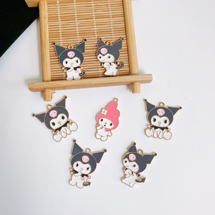 Wholesale Cartoon Enamel Alloy Bracelet Charms Accessories (M) MOQ≥10 JDC-CS-LingM001