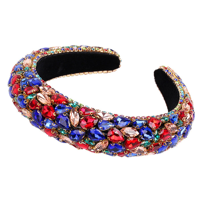 Wholesale Rhinestone Headband Hair Accessories Headgear JDC-HD-ZXI005