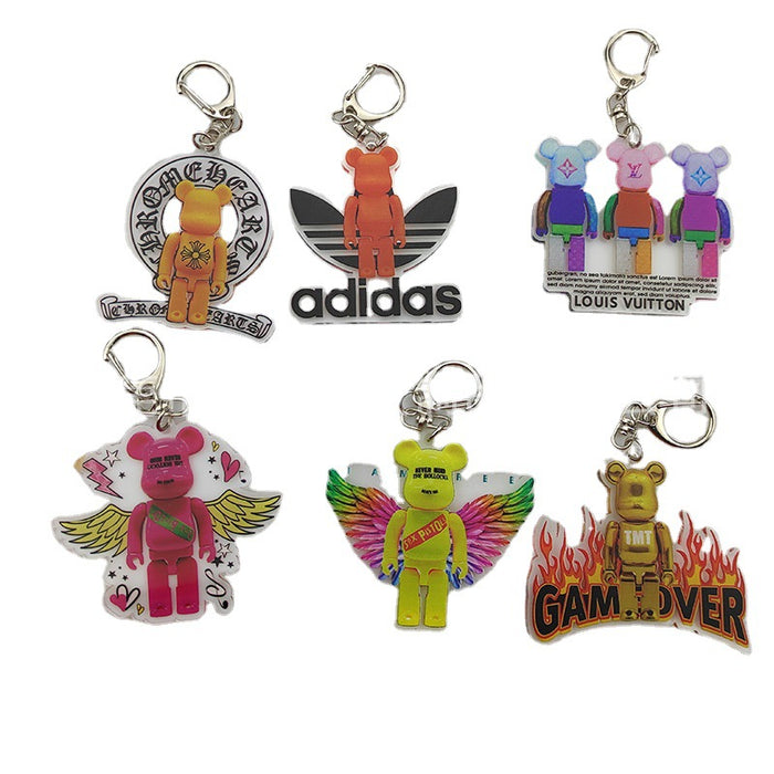 Wholesale Random Cartoon Acrylic Keychain (M) MOQ≥2 JDC-KC-MeiYu004