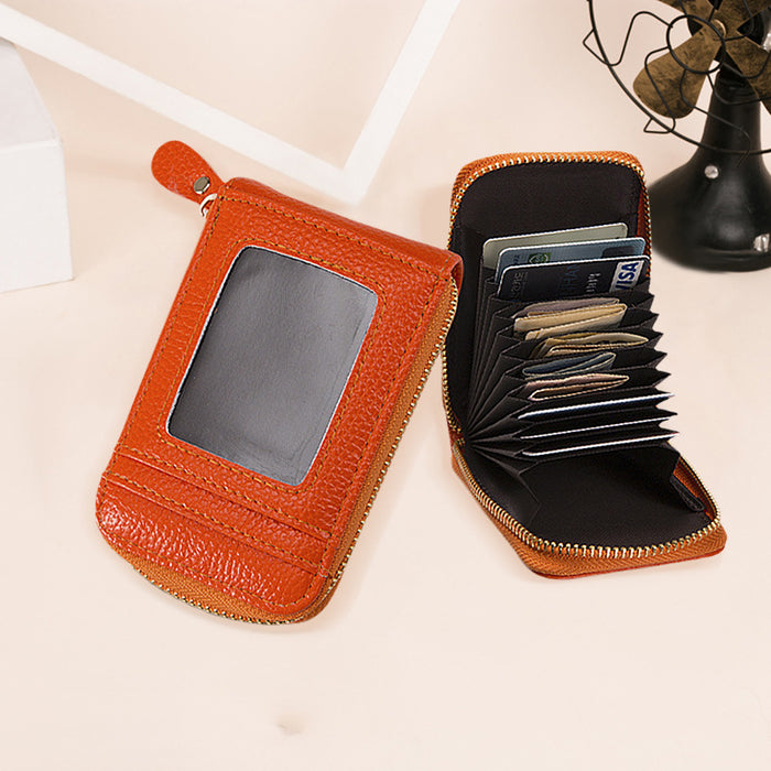 Wholesale PU Leather Card Holder Wallet MOQ≥3 JDC-WT-Shadp007