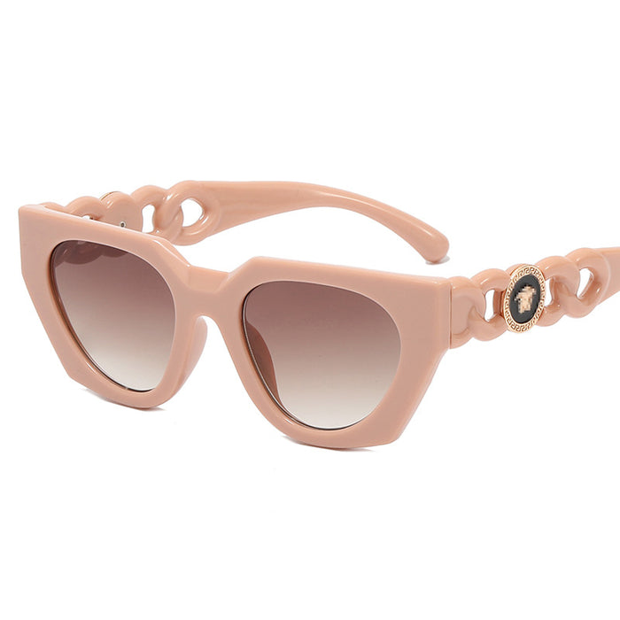 Wholesale AC Lens Cat Eye Ladies Sunglasses (F) JDC-SG-YuH005