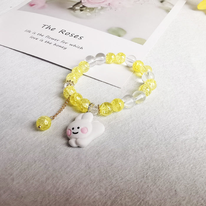 Wholesale Children's Crystal Bracelet Small Fresh Cute Cartoon Animals JDC-BT-LiM003