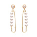 Jewelry WholesaleWholesale long style paper clip pearl earrings JDC-ES-MY260 Earrings 曼茵 %variant_option1% %variant_option2% %variant_option3%  Factory Price JoyasDeChina Joyas De China