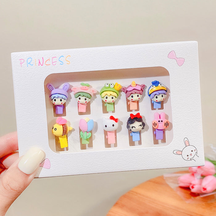 Wholesale cute little hair clips 10 children hairpins JDC-HC-i393