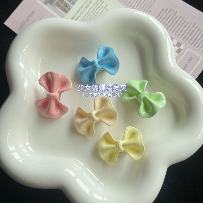 Wholesale hairpin plexiglass bow JDC-HC-XingZ014