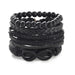 Jewelry WholesaleWholesale iron sheet black hemp rope woven leather bracelet JDC-BT-F909 Bracelet 韩之尚 %variant_option1% %variant_option2% %variant_option3%  Factory Price JoyasDeChina Joyas De China