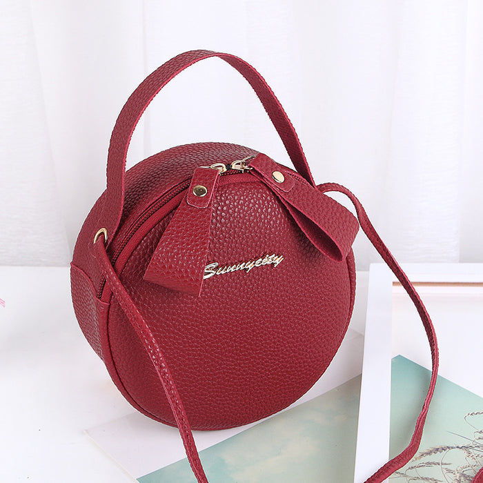 Wholesale Shoulder Bags PU Round Bag Crossbody Handheld JDC-SD-GHPQ003