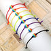 Jewelry WholesaleWholesale colorful beads friendship braided same sex rainbow lgbt bracelet MOQ≥2 JDC-BT-HaoL011 Bracelet 豪灵 %variant_option1% %variant_option2% %variant_option3%  Factory Price JoyasDeChina Joyas De China