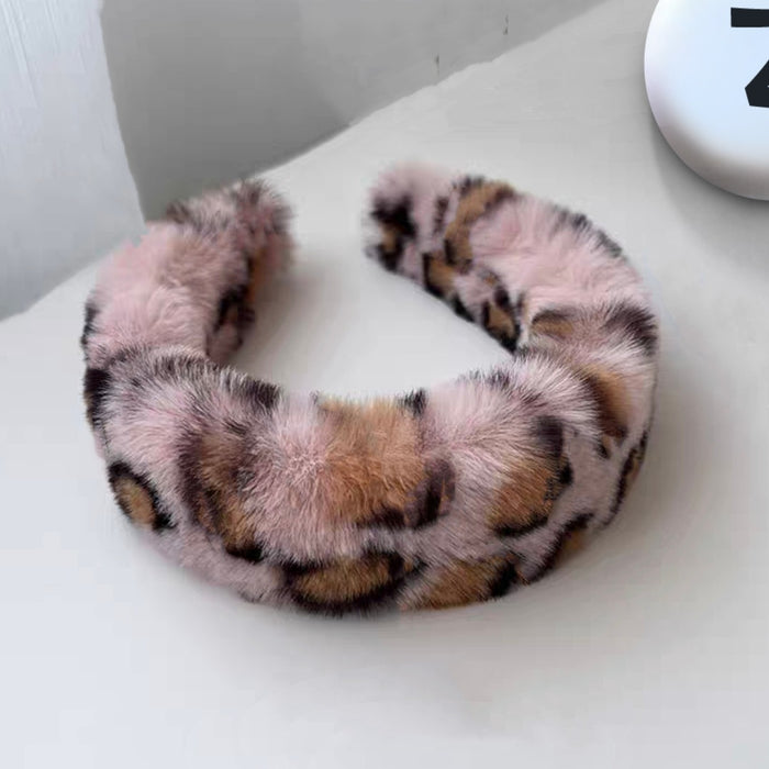 Wholesale Headband Yarn Leopard Print Anti-Slip JDC-HD-Junh001