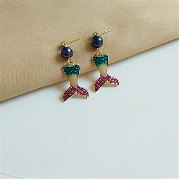 Wholesale Earrings Alloy Personality Hats Clothes JDC-ES-AiMei022