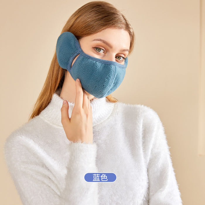 Wholesale Earmuffs Plush Three-dimensional Warm Mask Earmuffs JDC-EF-DCheng001