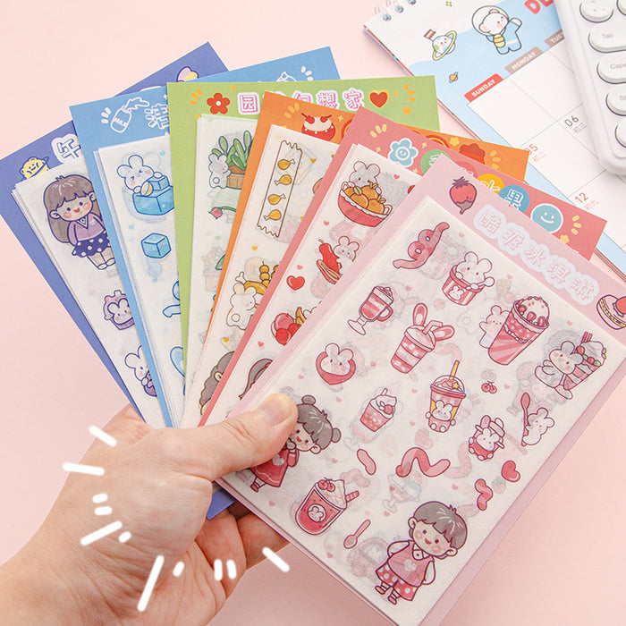 Wholesale washi diy material stickers MOQ≥2 JDC-ST-chsh002