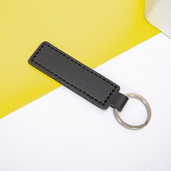 Wholesale Keychains PU Leather Car Simple Solid Color JDC-KC-XingR001