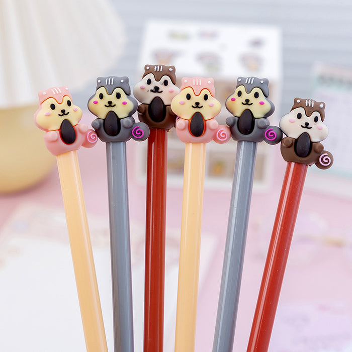 Wholesale Ballpoint Pen Plastic Cartoon Squirrel JDC-BP-XuF007