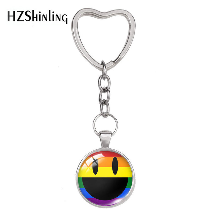 Jewelry WholesaleWholesale LGBT Rainbow Flag Pride Day Keychain JDC-KC-XiangL002 Keychains 翔联 %variant_option1% %variant_option2% %variant_option3%  Factory Price JoyasDeChina Joyas De China