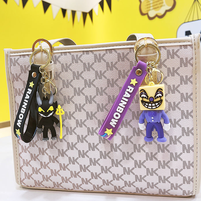 Wholesale Cartoon PVC Silicone Cute Keychain (M) JDC-KC-JCai026