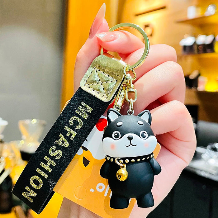 Wholesale Cartoon Shiba Inu PVC Keychain JDC-KC-SCheng038