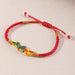 Jewelry WholesaleWholesale Fashion Handwoven Colorful Gradient Red String Adjustable Bracelet JDC-BT-NZ045 Bracelet 奈珠 %variant_option1% %variant_option2% %variant_option3%  Factory Price JoyasDeChina Joyas De China