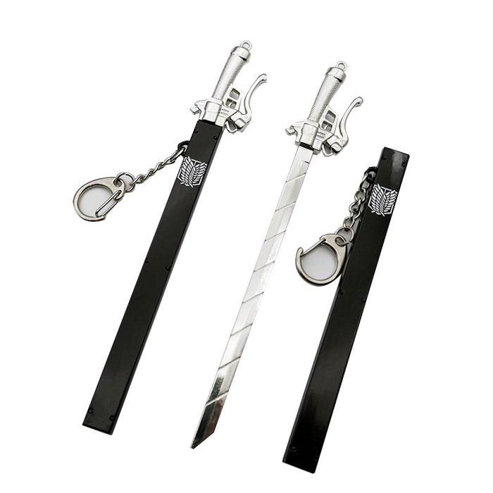 Wholesale metal sheathed sword model pendant keychain (M) JDC-KC-MShan003