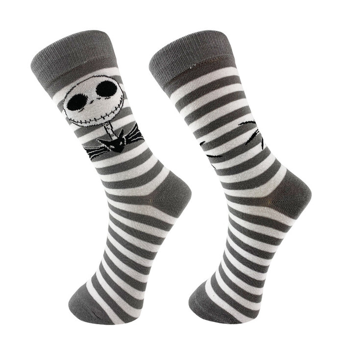 Wholesale Socks Cotton Cartoon Striped Simple Socks (M) JDC-SK-YiYan020