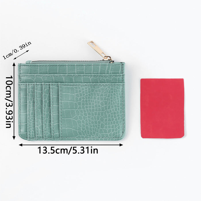 Wholesale PU Stone Pattern Card Holder JDC-WT-HongHua001