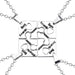 Jewelry WholesaleWholesale four, five or six geometric simple splicing necklaces MOQ≥2 JDC-NE-ZJ024 necklaces 志嘉 %variant_option1% %variant_option2% %variant_option3%  Factory Price JoyasDeChina Joyas De China