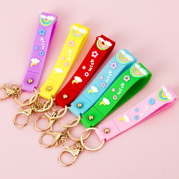 Wholesale Keychains PVC Hardware Cute Lanyard MOQ≥10 JDC-KC-JiK012