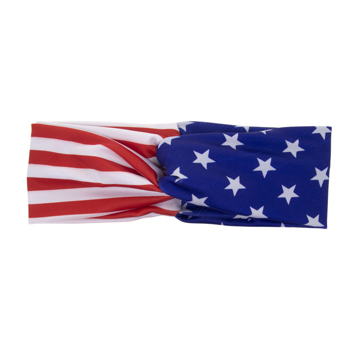 Wholesale 4th of July Independence Day Parent-Child Headband Rabbit Ears Two Piece Set JDC-HD-QiuN002