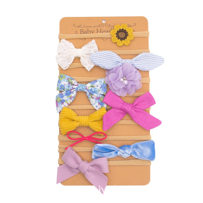 Wholesale baby sweatband female cute princess headband bow MOQ≥3 JDC-HD-AMSR001