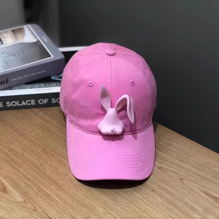 Wholesale Cotton Three Dimensional Rabbit Matte Baseball Hat JDC-FH-DaBo006