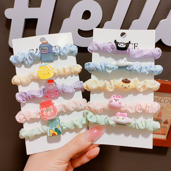 Jewelry WholesaleWholesale pleated cloth cartoon children's high elastic ball Hair Scrunchies JDC-HS-HD001 Hair Scrunchies 汉登 %variant_option1% %variant_option2% %variant_option3%  Factory Price JoyasDeChina Joyas De China