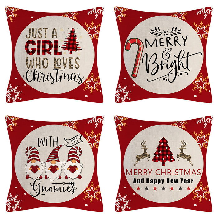 Wholesale Pillowcase Polyester Christmas Home Decor JDC-PW-Mengde001