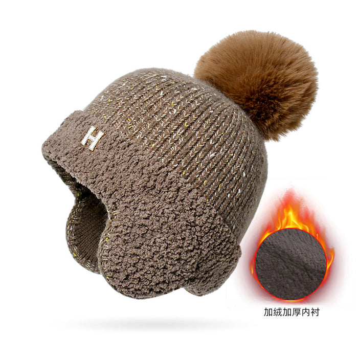 Wholesale Hat Polyester Fleece Winter Warm Ear Protector Head Cap MOQ≥2 JDC-FH-BG016