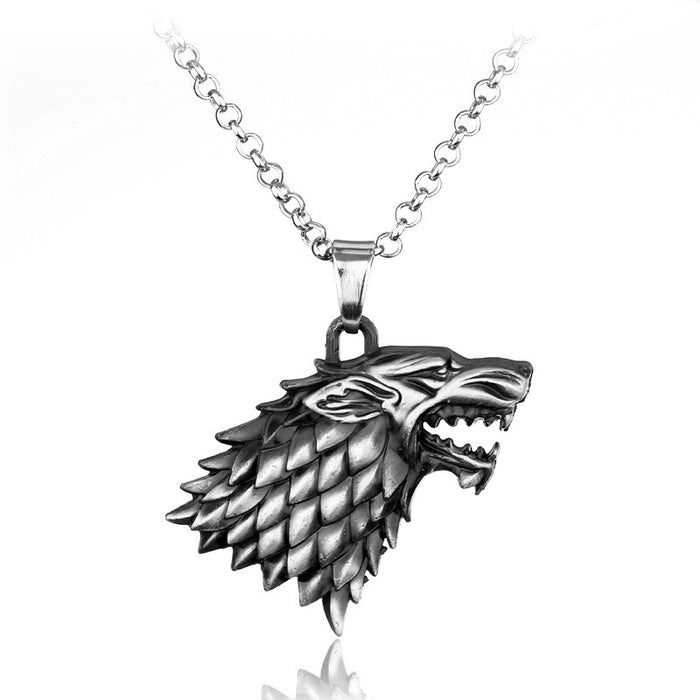 Jewelry WholesaleWholesale Periphery Wolf Head Necklace Logo Keychain JDC-KC-AWen007 Keychains 艾文 %variant_option1% %variant_option2% %variant_option3%  Factory Price JoyasDeChina Joyas De China