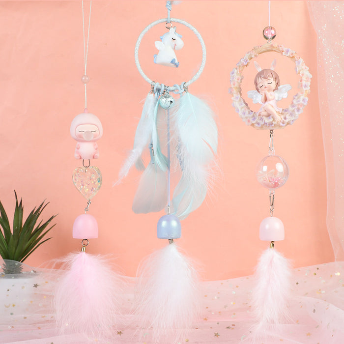 Wholesale Dream Catcher Cute Glowing Cartoon Little Lucky Wind Chime MOQ≥2 JDC-DC-Shangs001