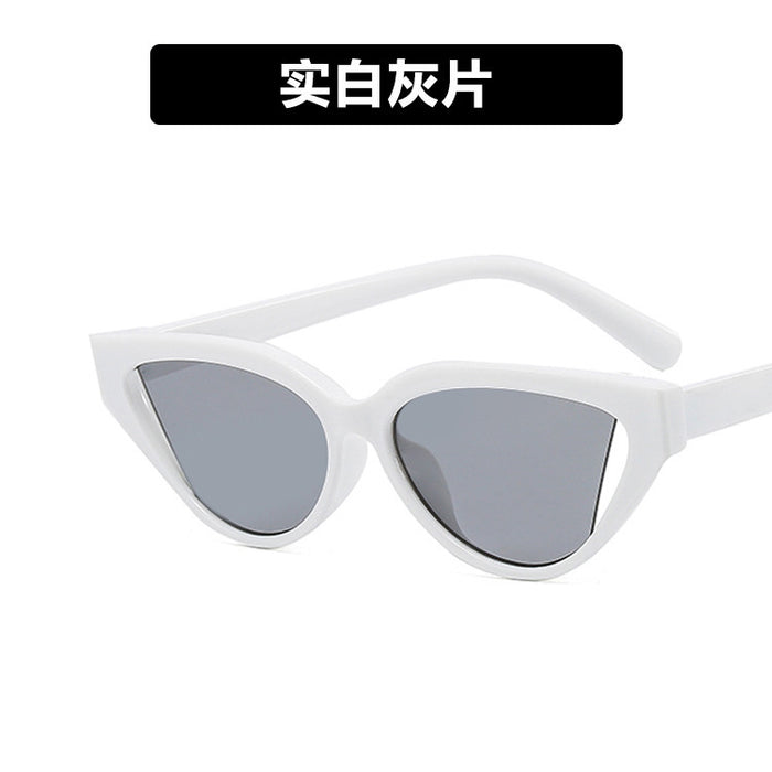 Wholesale Small Frame Notched Cat Eye Sunglasses JDC-SG-PLS070